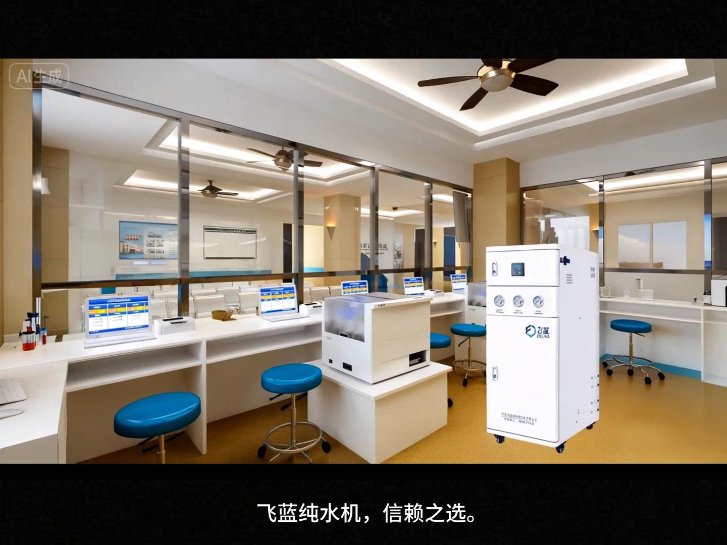 飛藍檢驗科超純水機，專供生化